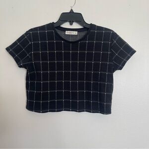 Abercrombie Cropped Short Sleeve Top